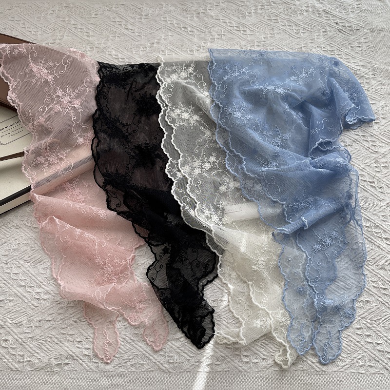 Headband Summer Knit - 2025 Primavera Carino Stile Pastorale Triangolo