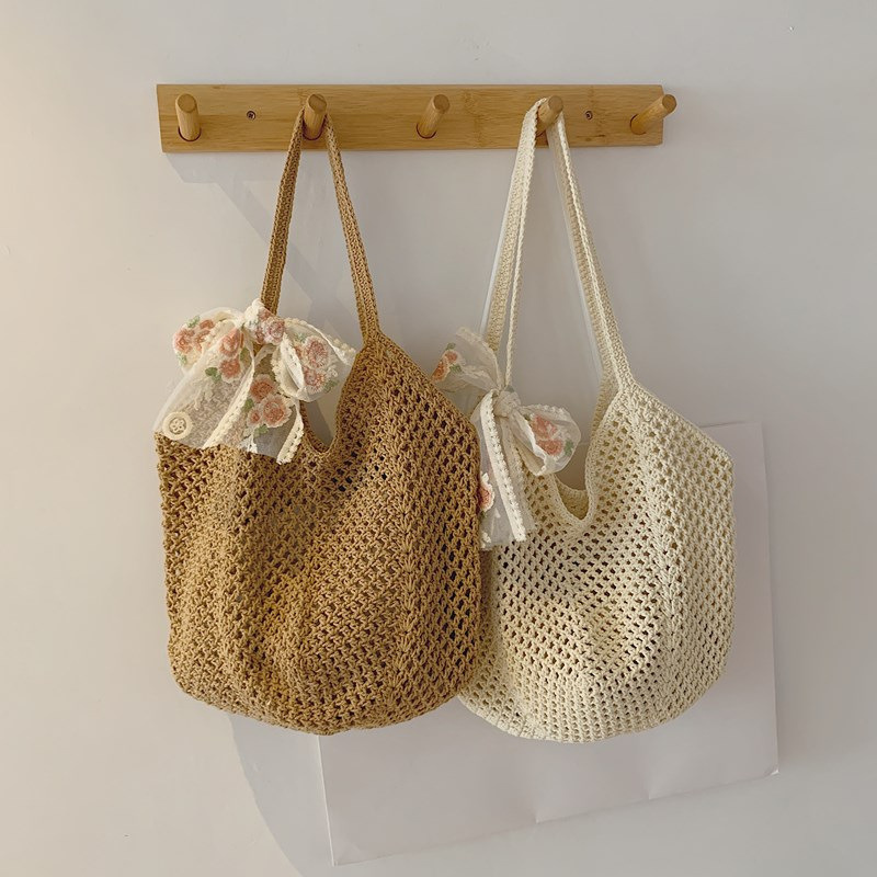 Borse Tote Estive in Pizzo con - Crochet Bag Raffia recensione e prezzo