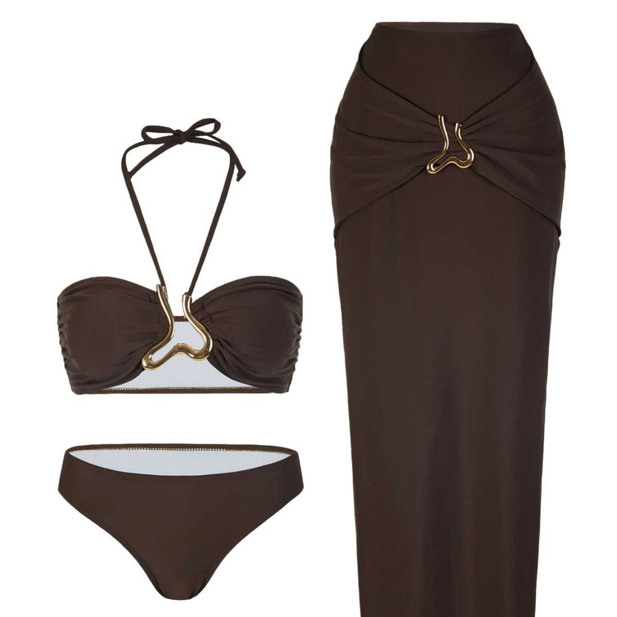 Costume da bagno due pezzi da  - Swimsuit Bikini Ruched recensione e prezzo